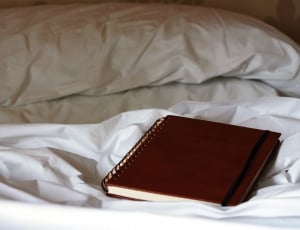 Notebook, Daily, Bed, Thinking, bed, bedroom thumbnail
