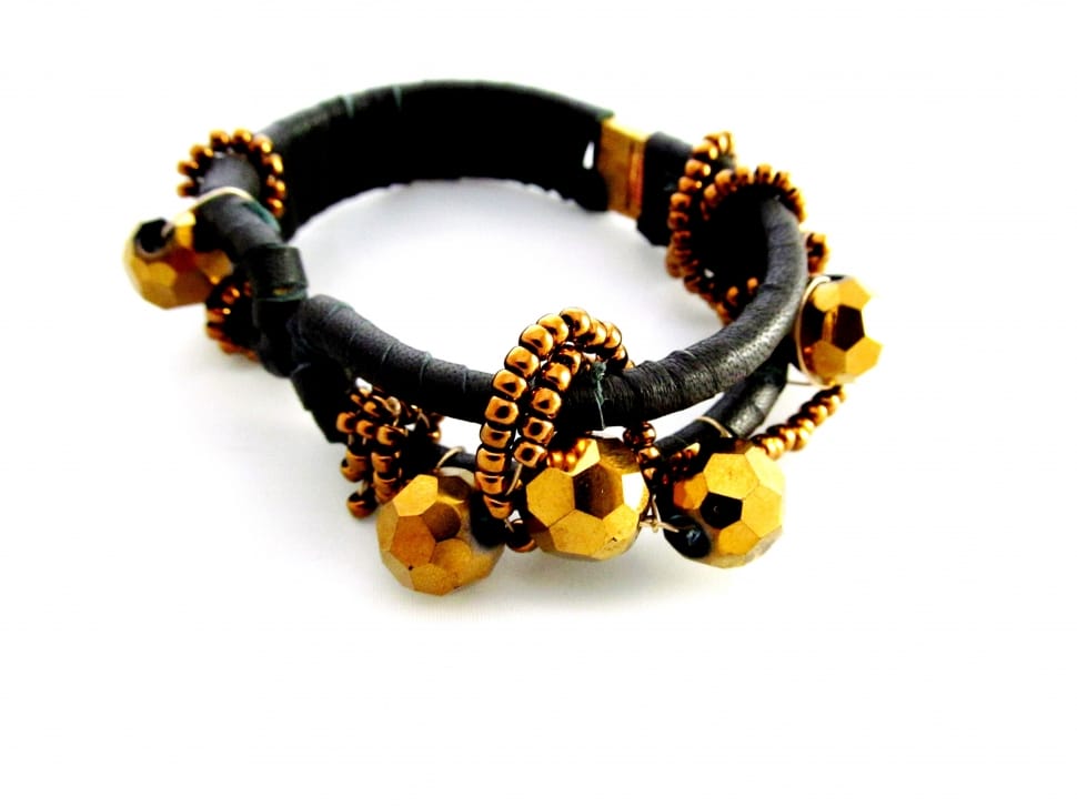 black and yellow soccer ball bracelet preview