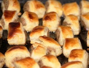 Minced Meat, Puff Pastry, Baked, food and drink, food thumbnail