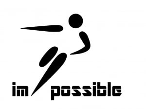 black and white impossible logo thumbnail