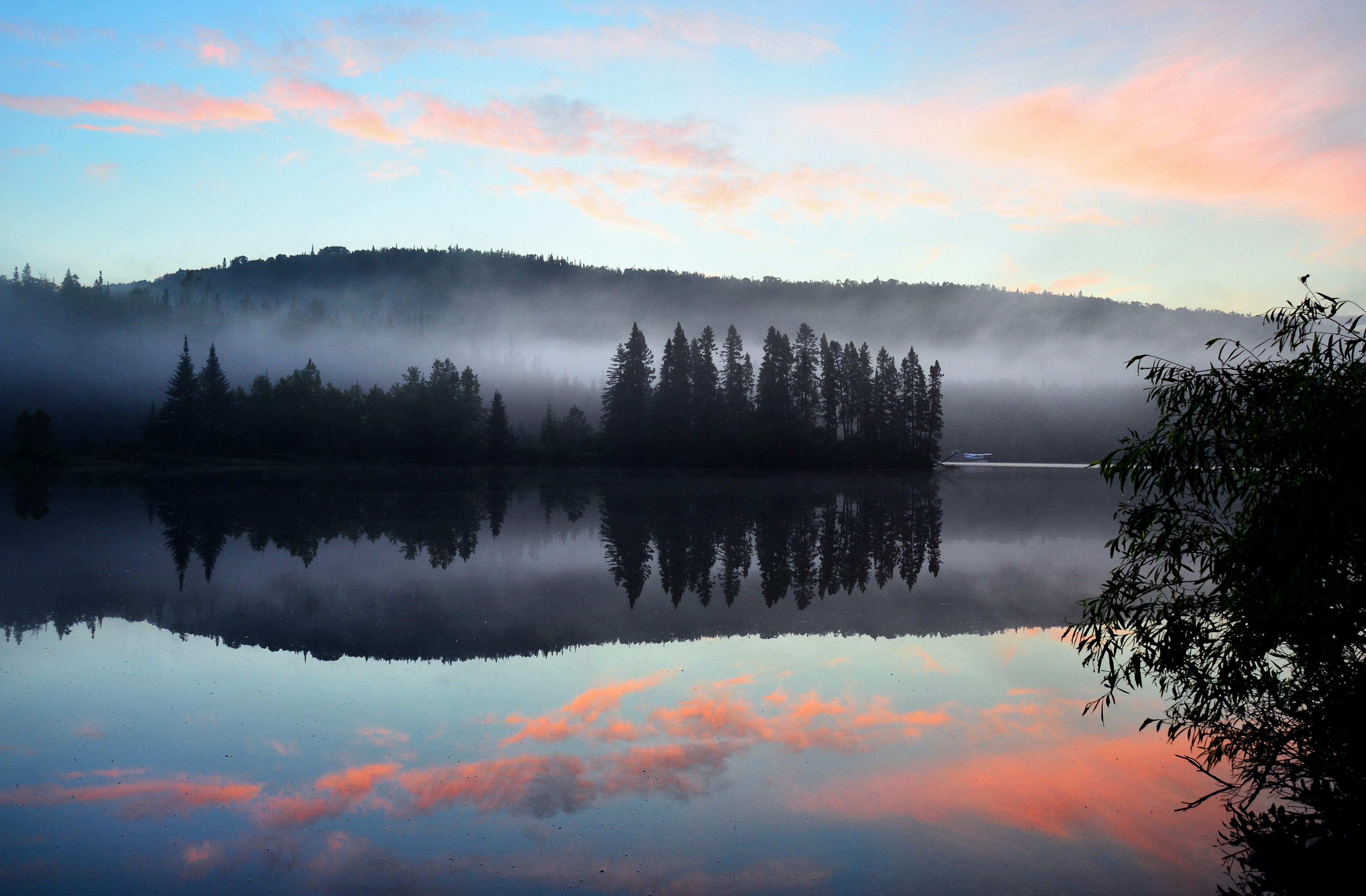 Reflections, Landscape, Lake, Mountain, reflection, cloud - sky