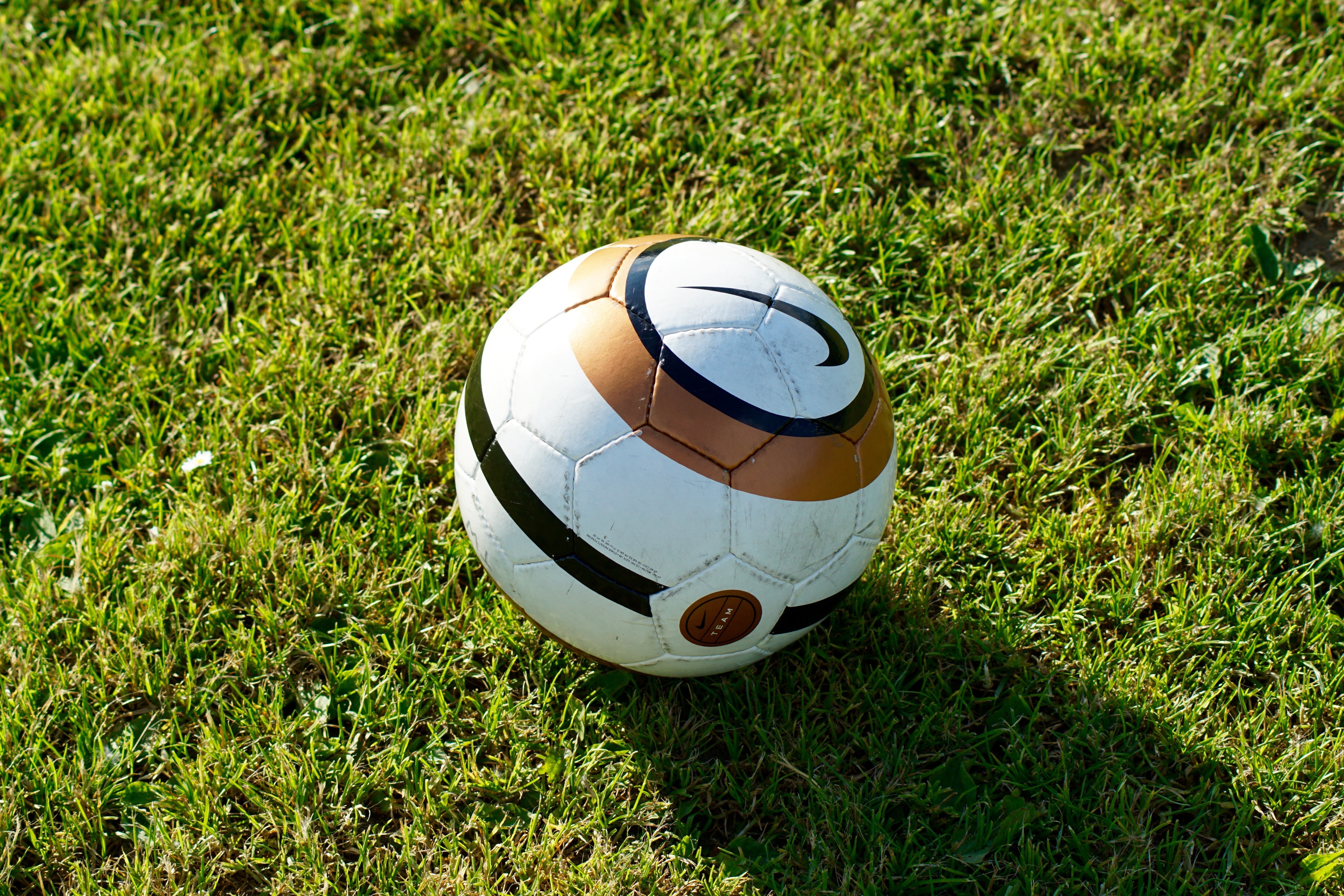 white black and grey nike soccer ball