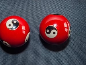 two yin yang print balls thumbnail