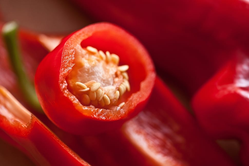 bell pepper with white seeds preview