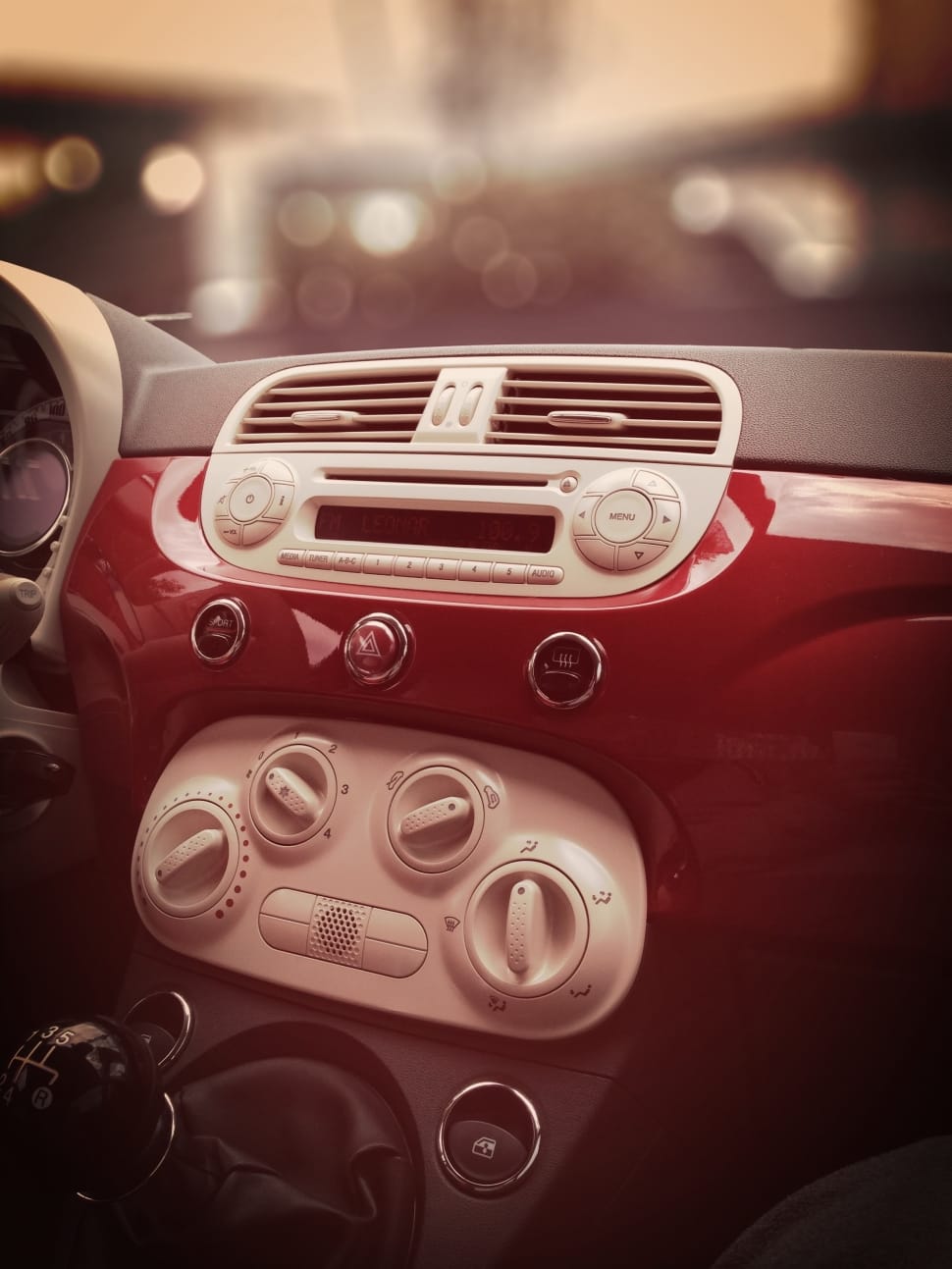 Air Conditioner, Auto, Board, Fiat 500, car, old-fashioned preview
