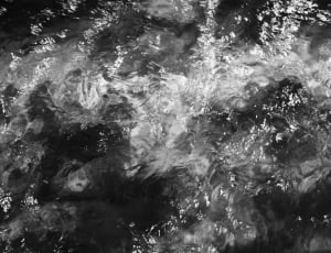 grayscale photo of water surface thumbnail
