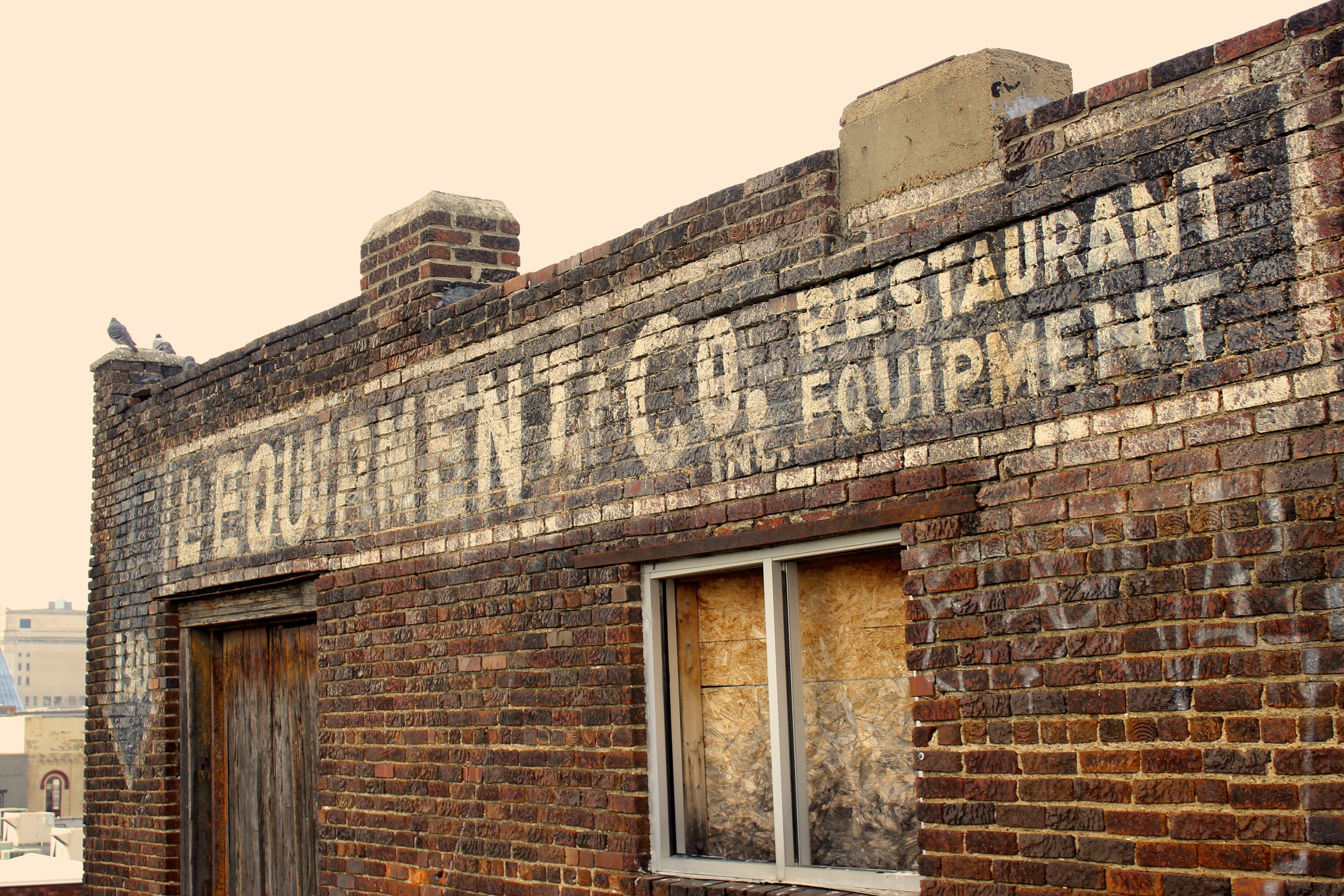 brown brick lequirment co. restaurant equipment exterior