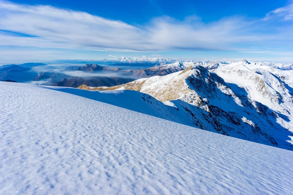 photography of mountains covered with snow preview