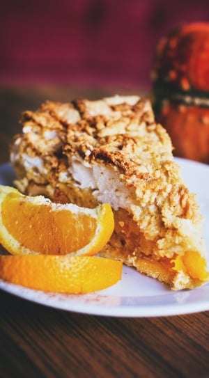 vanilla cake with orange on side thumbnail