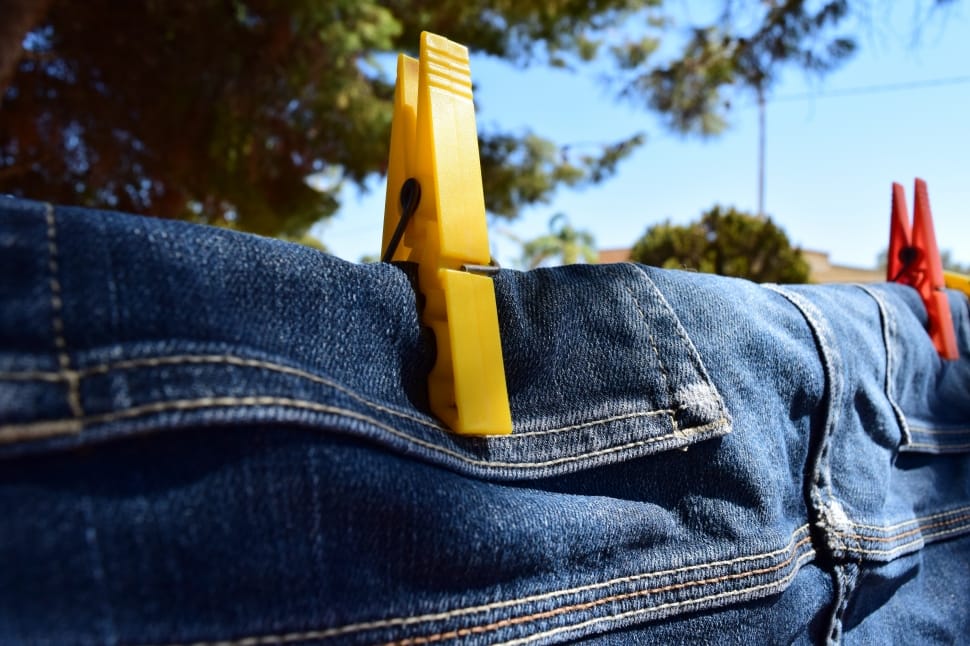 yellow plastic clothes clipper preview