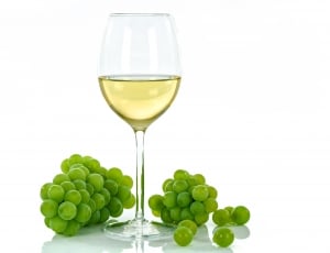 green grapes and champagne glas thumbnail