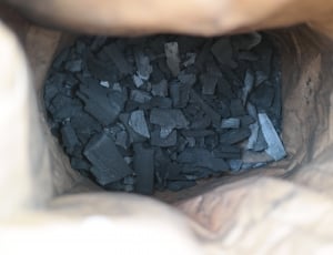 sack filled with charcoal thumbnail