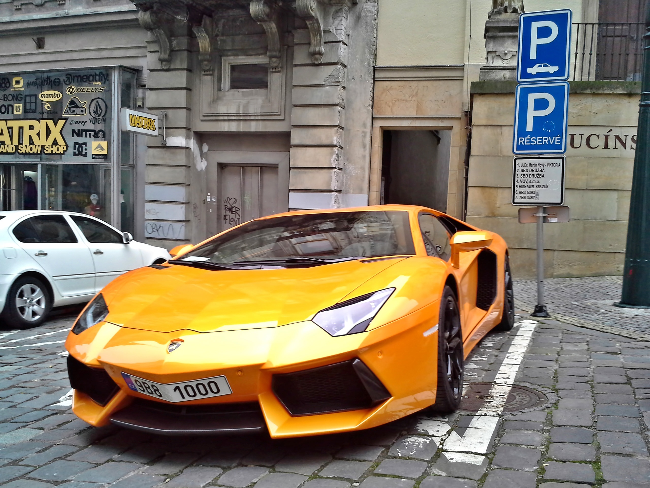 Lamborghini, Brno, Racing Car, taxi, yellow taxi