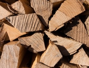 Stacked Up, Hacked, Wood, Firewood, full frame, wood - material thumbnail