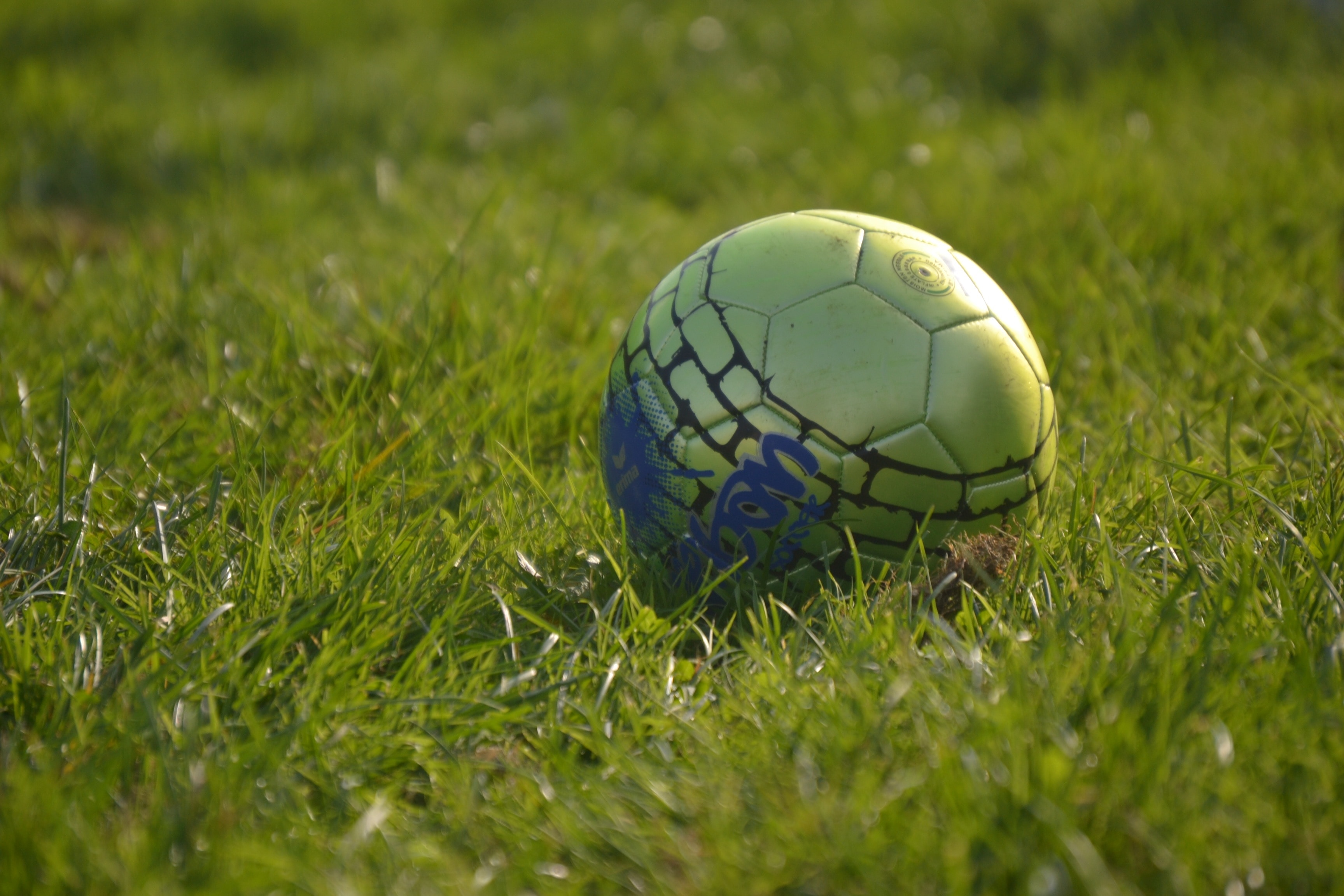 selective focus photography of soccer ball