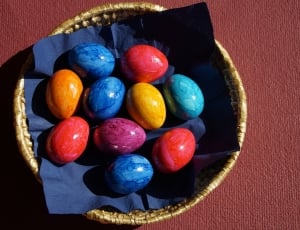 Spring, Easter Bunny, Easter Eggs, multi colored, sweet food thumbnail