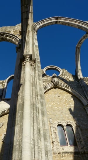 Former Monastery, Convento Do Carmo, blue, sky thumbnail