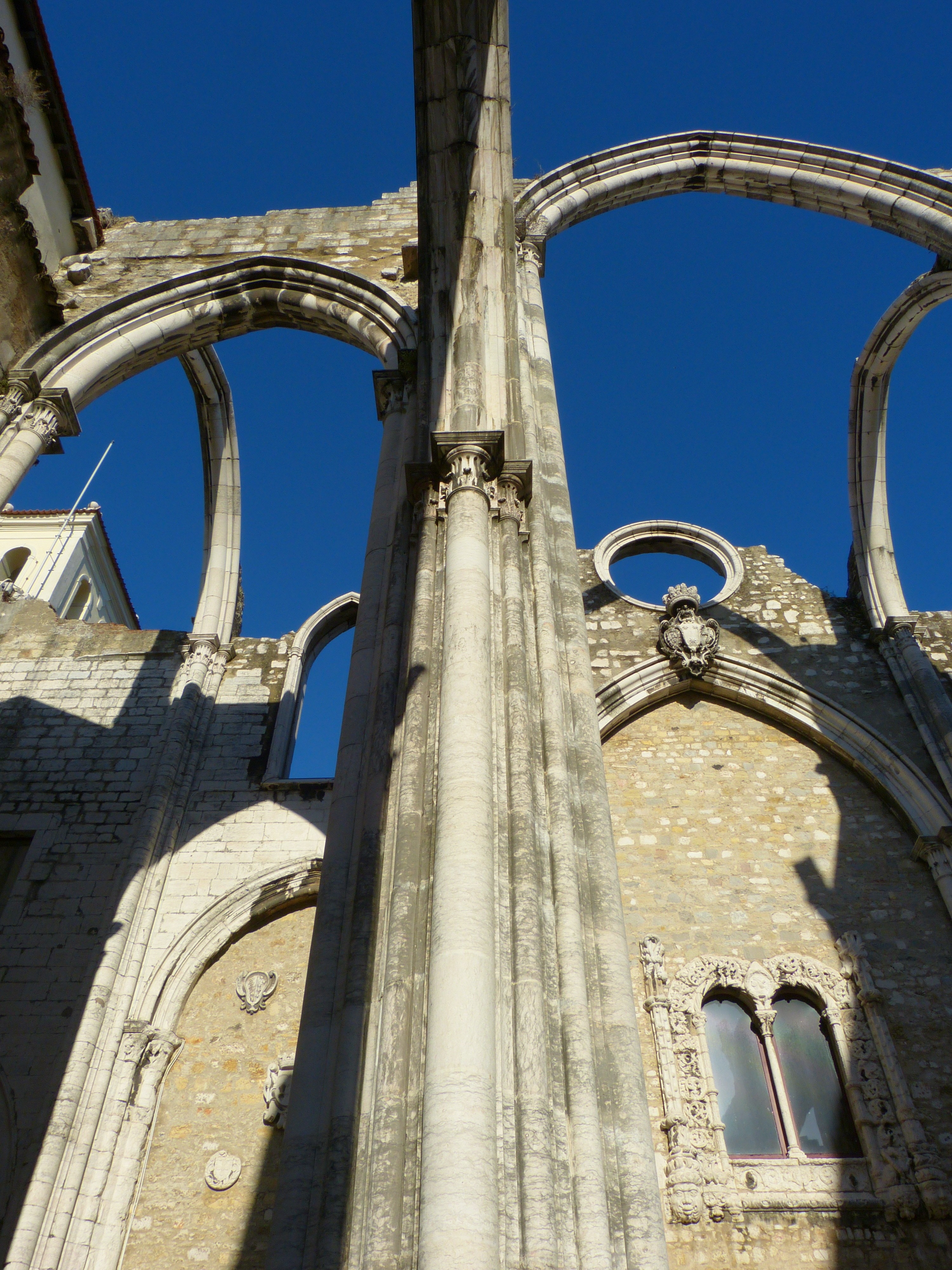 Former Monastery, Convento Do Carmo, blue, sky
