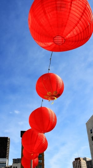 red chinese light lanterns thumbnail