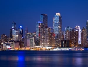 New, City, Urban, Nyc, York, Manhattan, night, urban skyline thumbnail