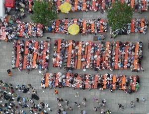 Festival, Cozy, Celebration, Bierbaenke, large group of people, crowded thumbnail