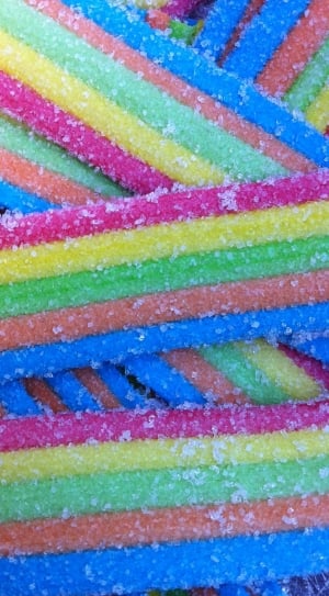pink-yellow-and-green candies thumbnail