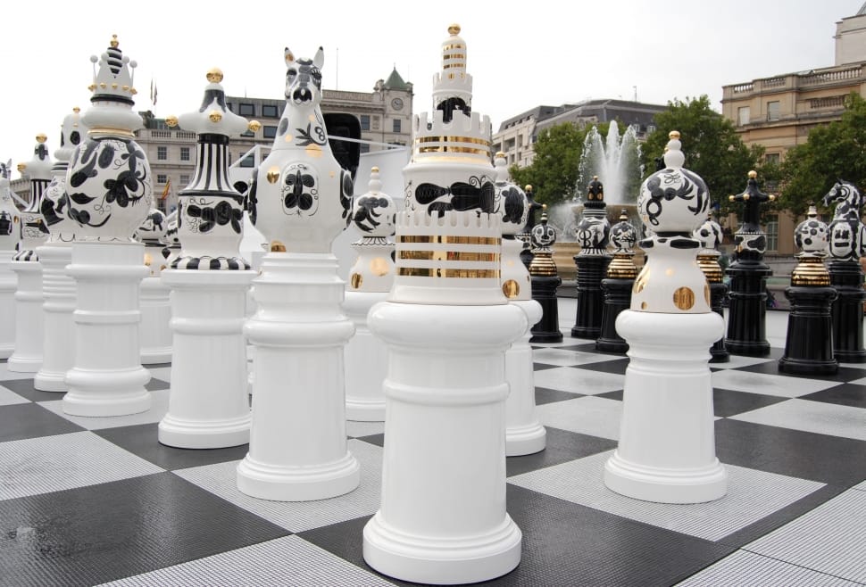 life size chess peice preview