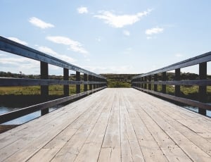 black wooden rails bridge thumbnail
