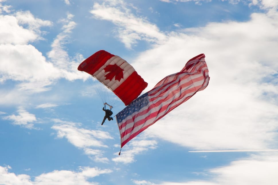 American, Airshow, Canadian, Skydiver, sky, cloud - sky preview