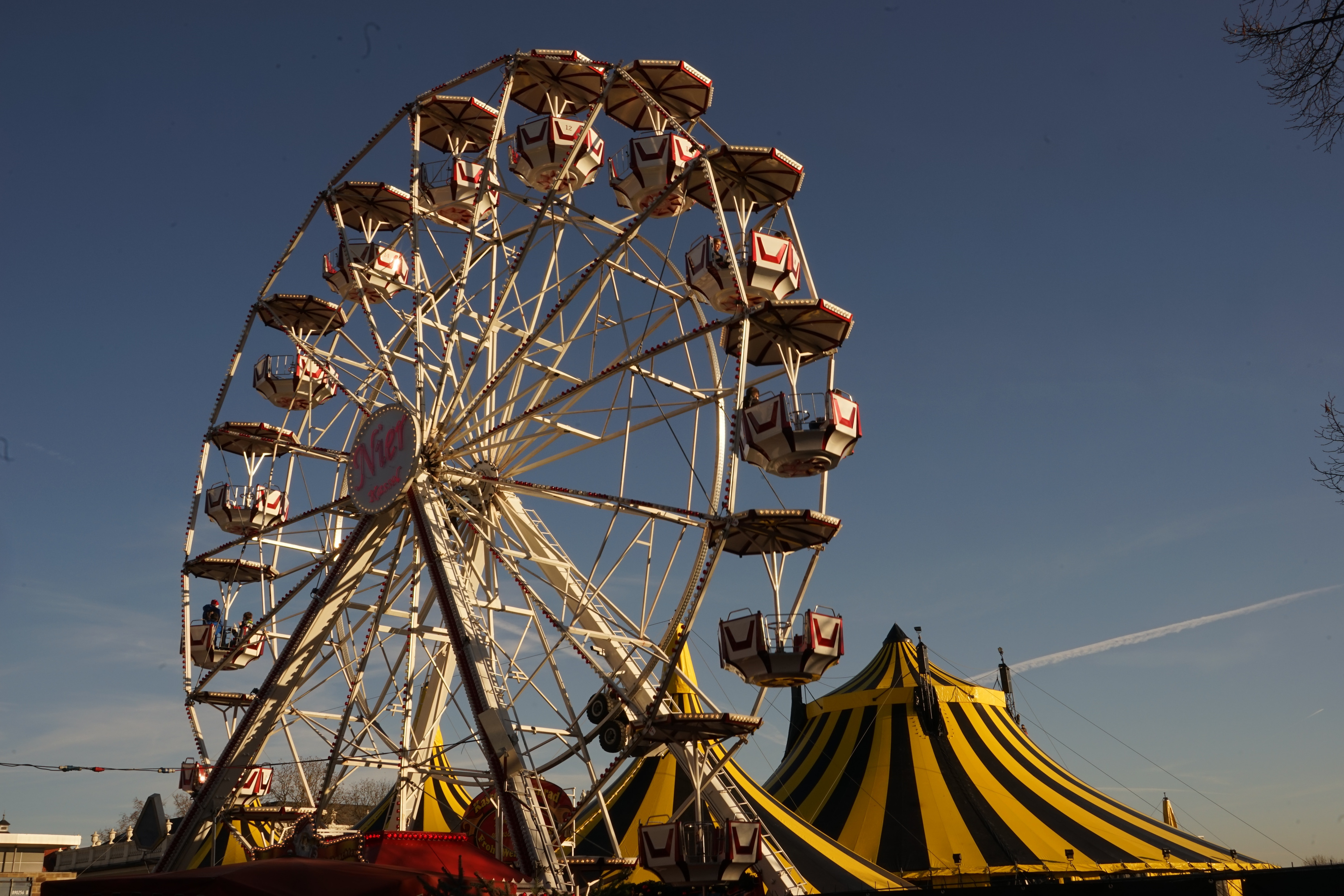 Ferris Wheel, Hustle And Bustle, ferris wheel, amusement park