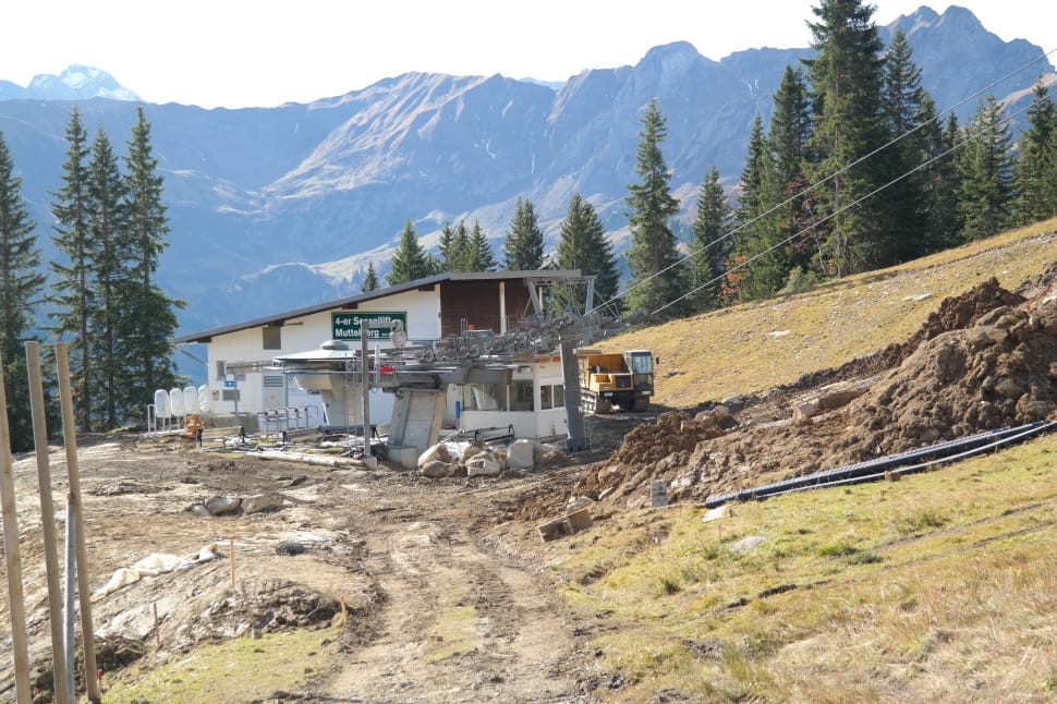 Renovation Work, Construction Work, mountain, mountain range preview