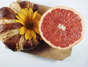 red citrus fruit and brown bread thumbnail