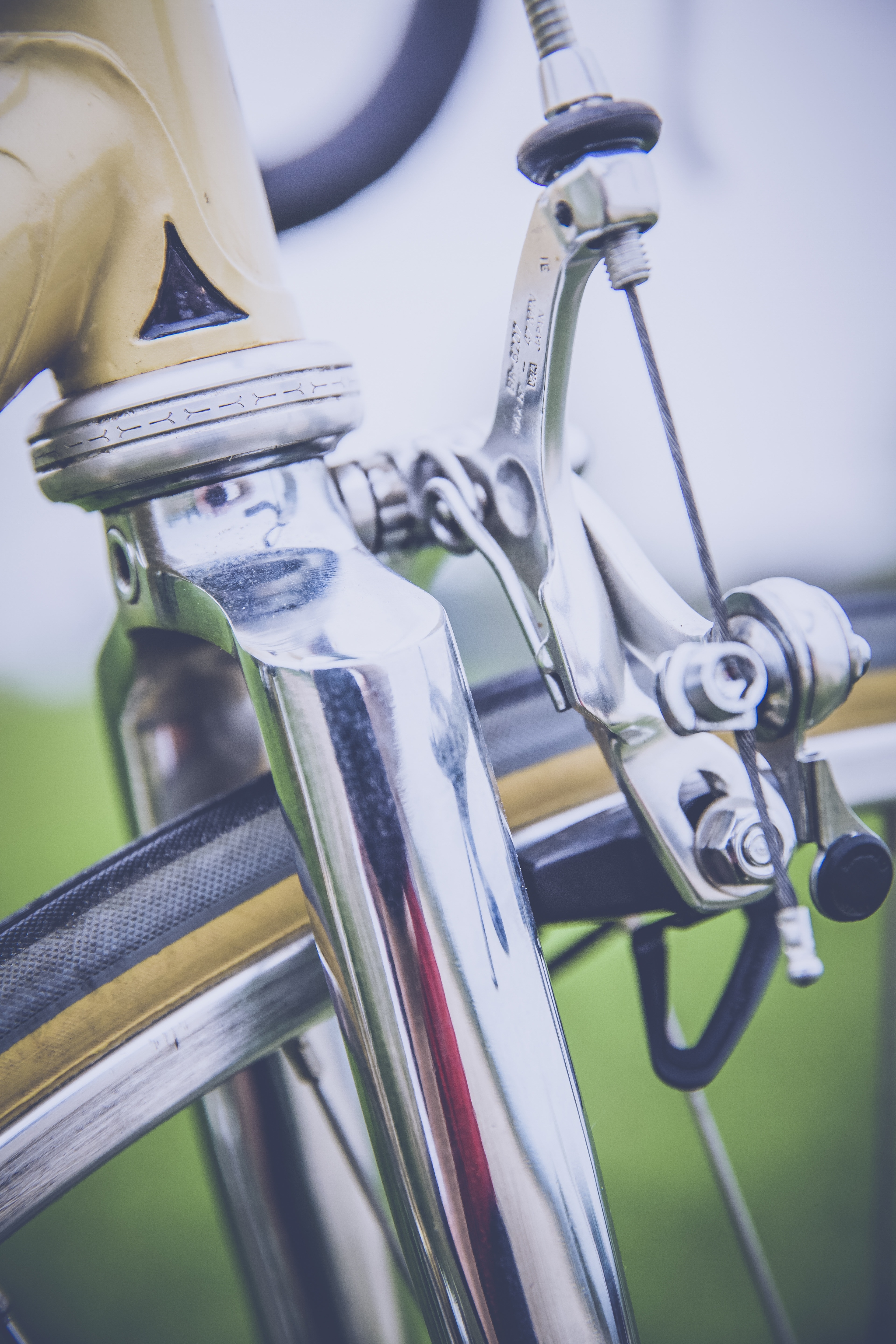chrome bike frame