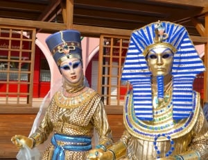 Nefertiti and Tutankhamon costumes thumbnail