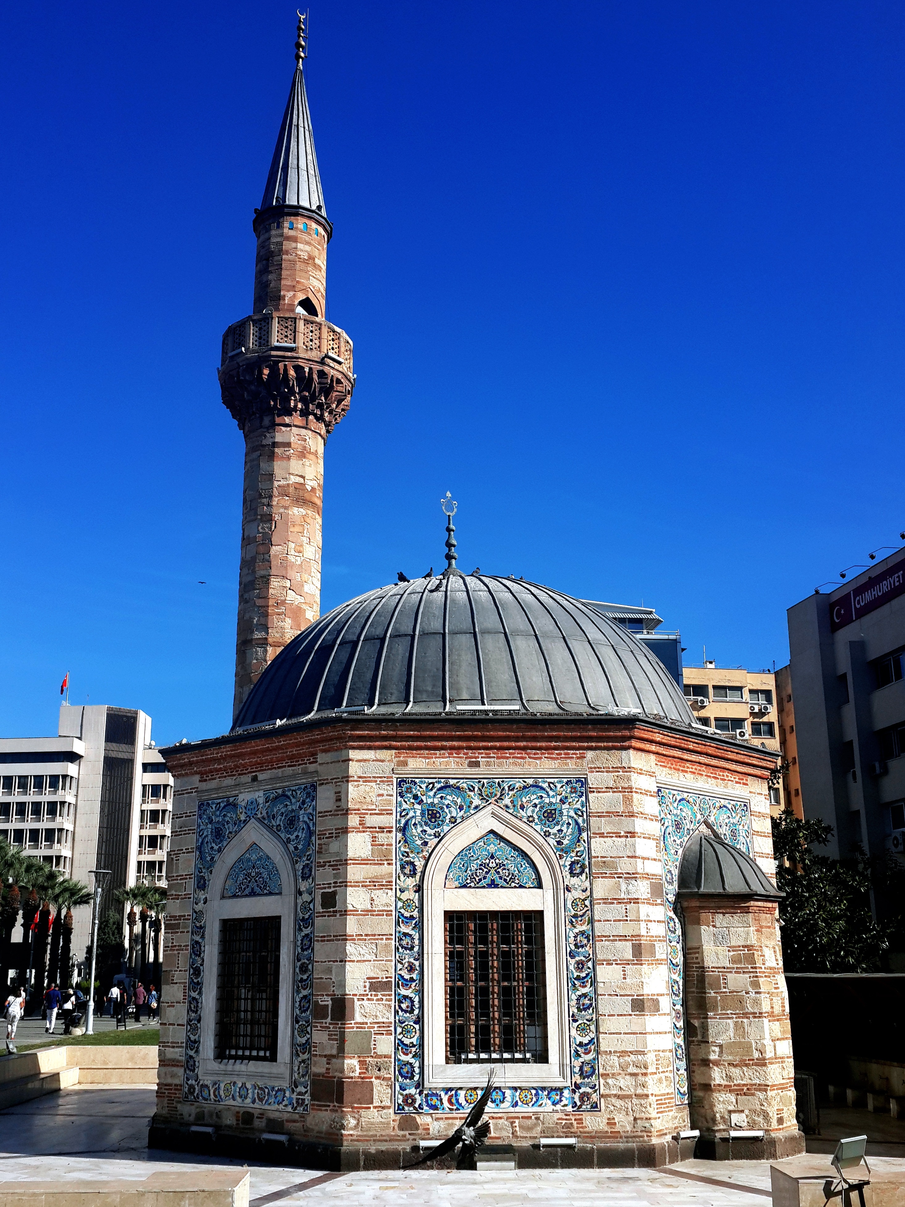 Square, Izmir, Ege, Mansion, Turkey, architecture, dome