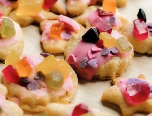 cookies with candy toppings thumbnail