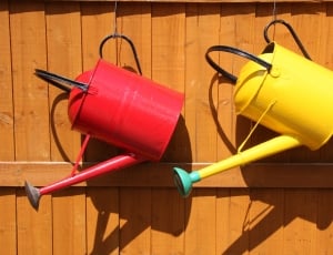 Watering Can, Farm, Garden, Fence, cable, no people thumbnail