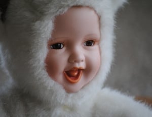 baby doll in fur coat thumbnail
