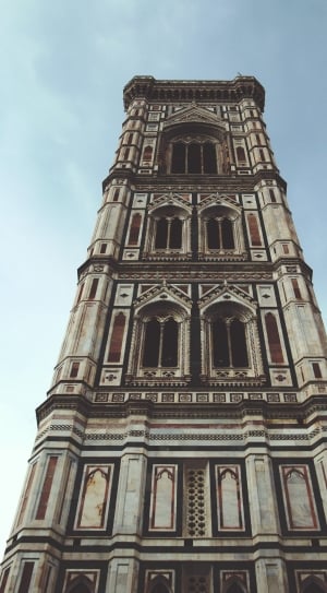 Tower, Cathedral, Florence, Italy, architecture, low angle view thumbnail