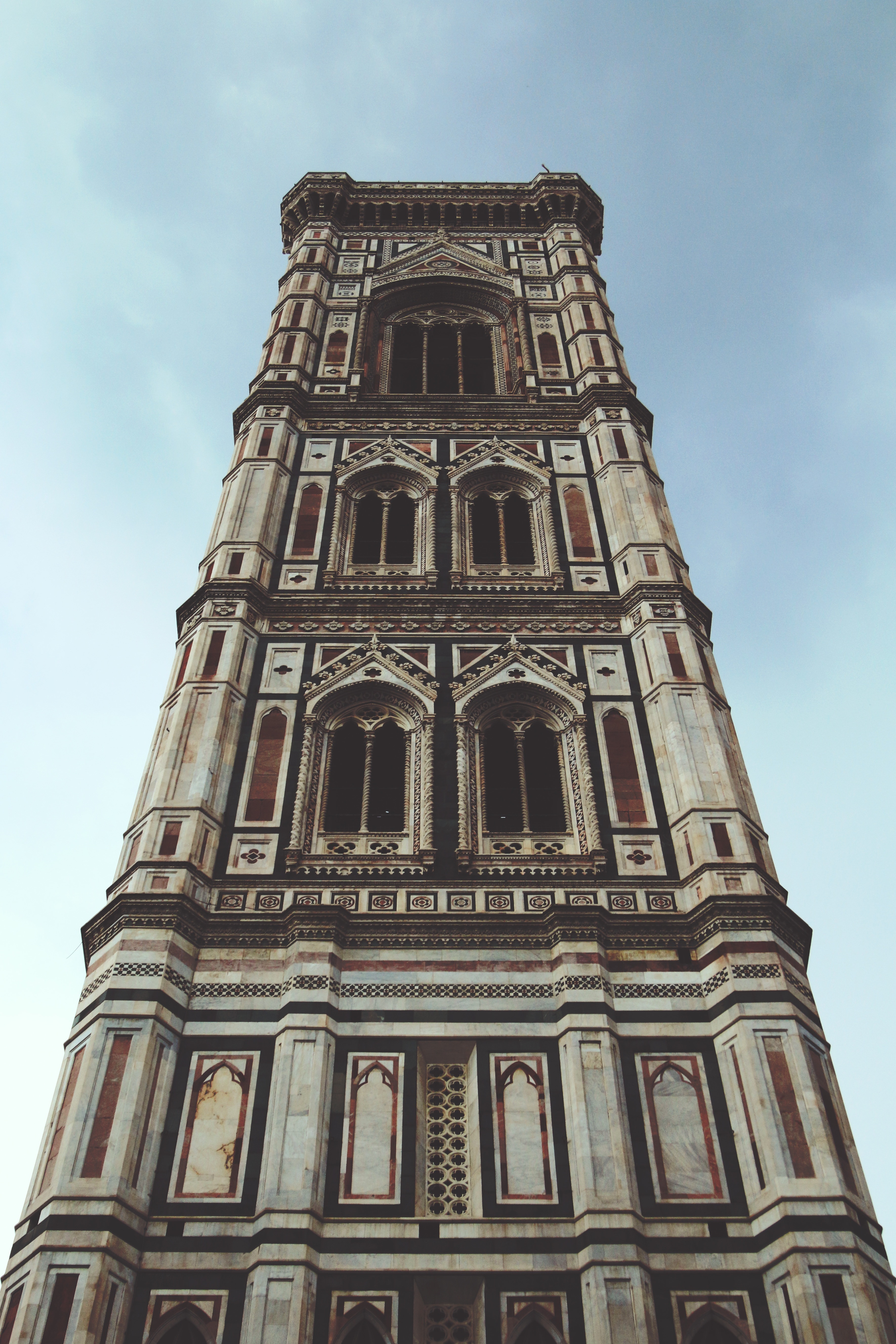 Tower, Cathedral, Florence, Italy, architecture, low angle view