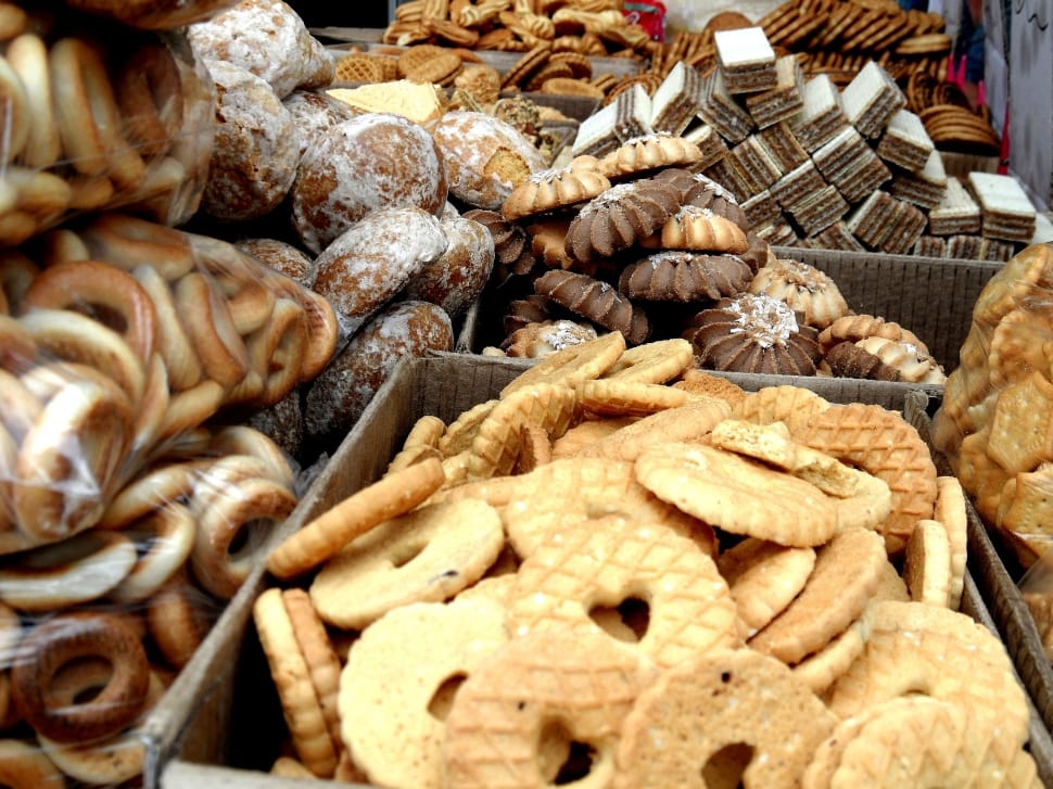 Biscuits, Food, Foods, Biscuit, large group of objects, heap preview