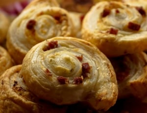 Snack, Meat, Puff Pastry, Roll, Bacon, close-up, food and drink thumbnail