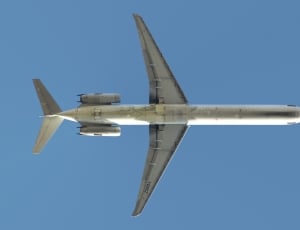 low angle photo of passenger airplane thumbnail
