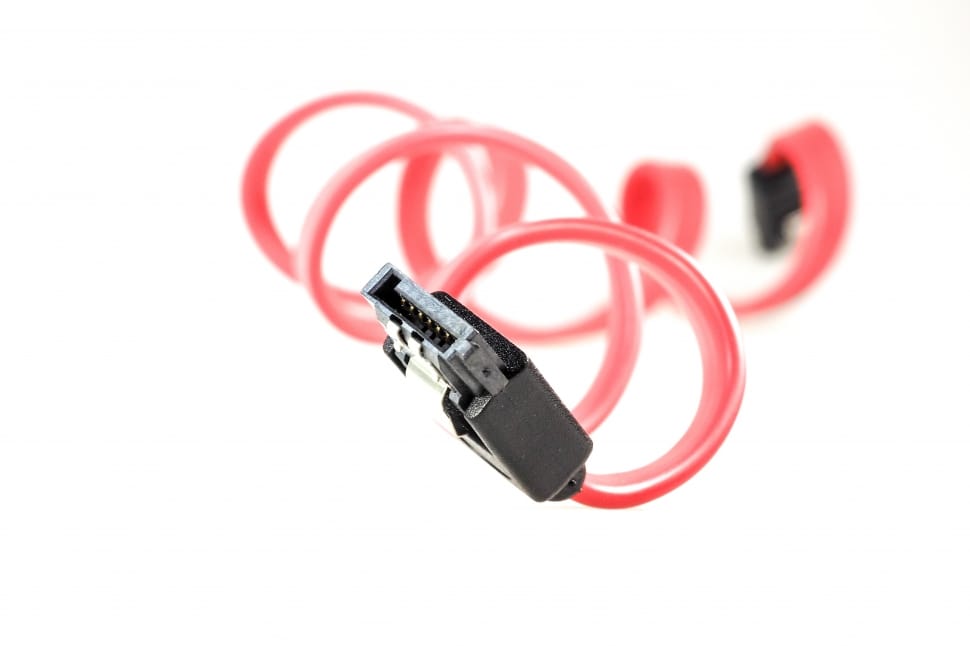 red and black micro usb cable preview