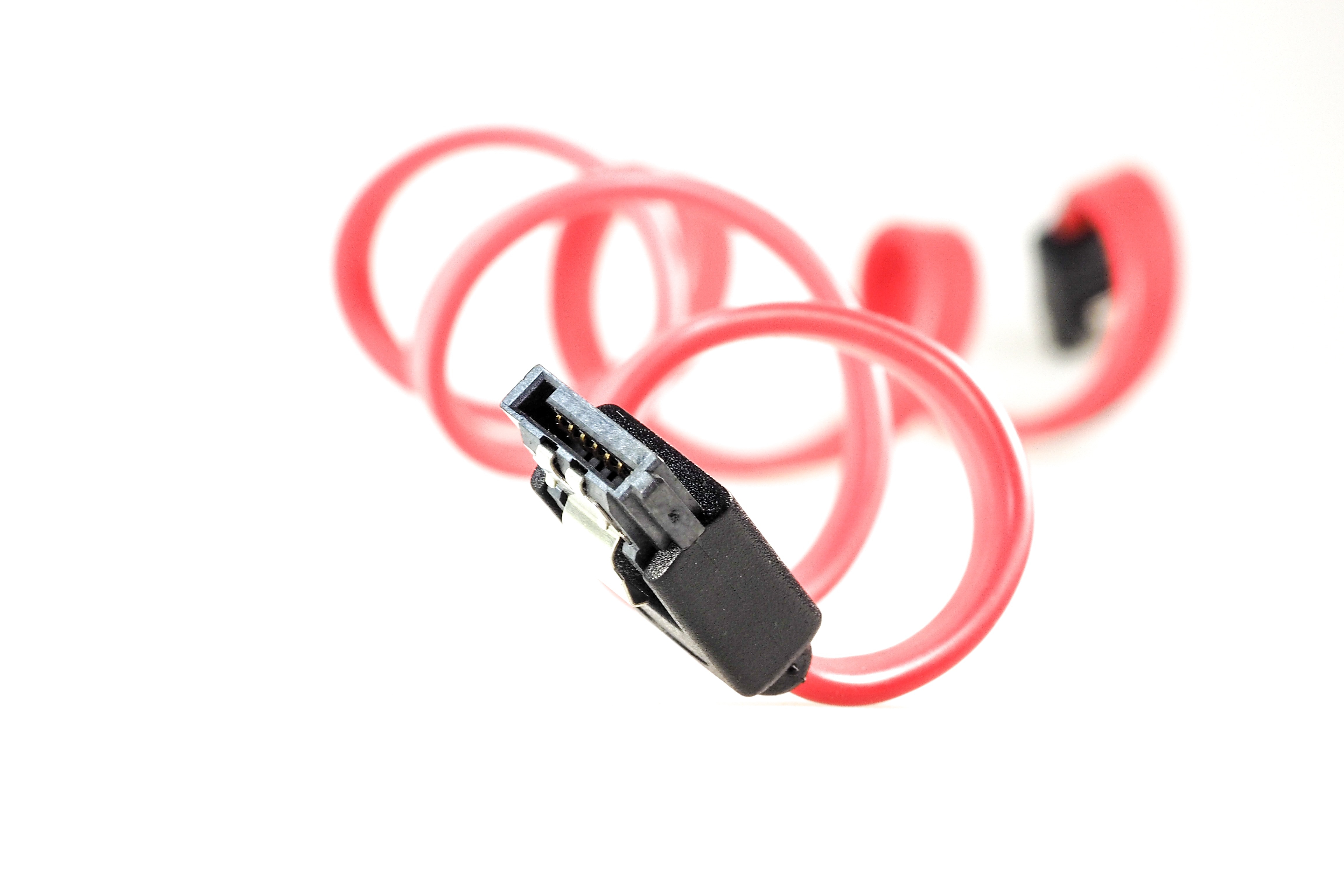 red and black micro usb cable