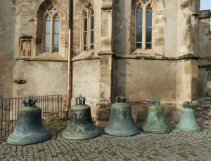 five church bells near in wall thumbnail