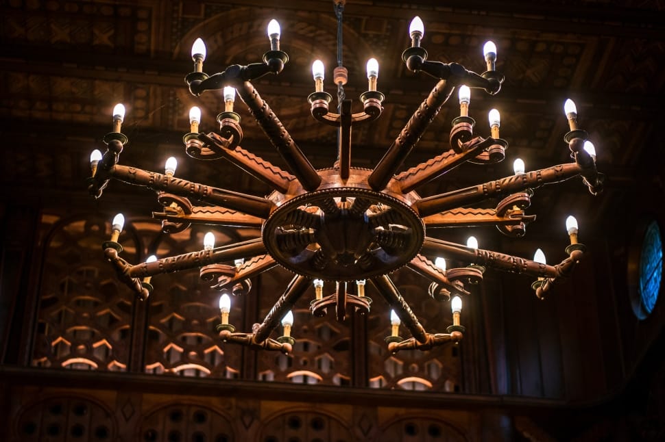 brown chandelier preview