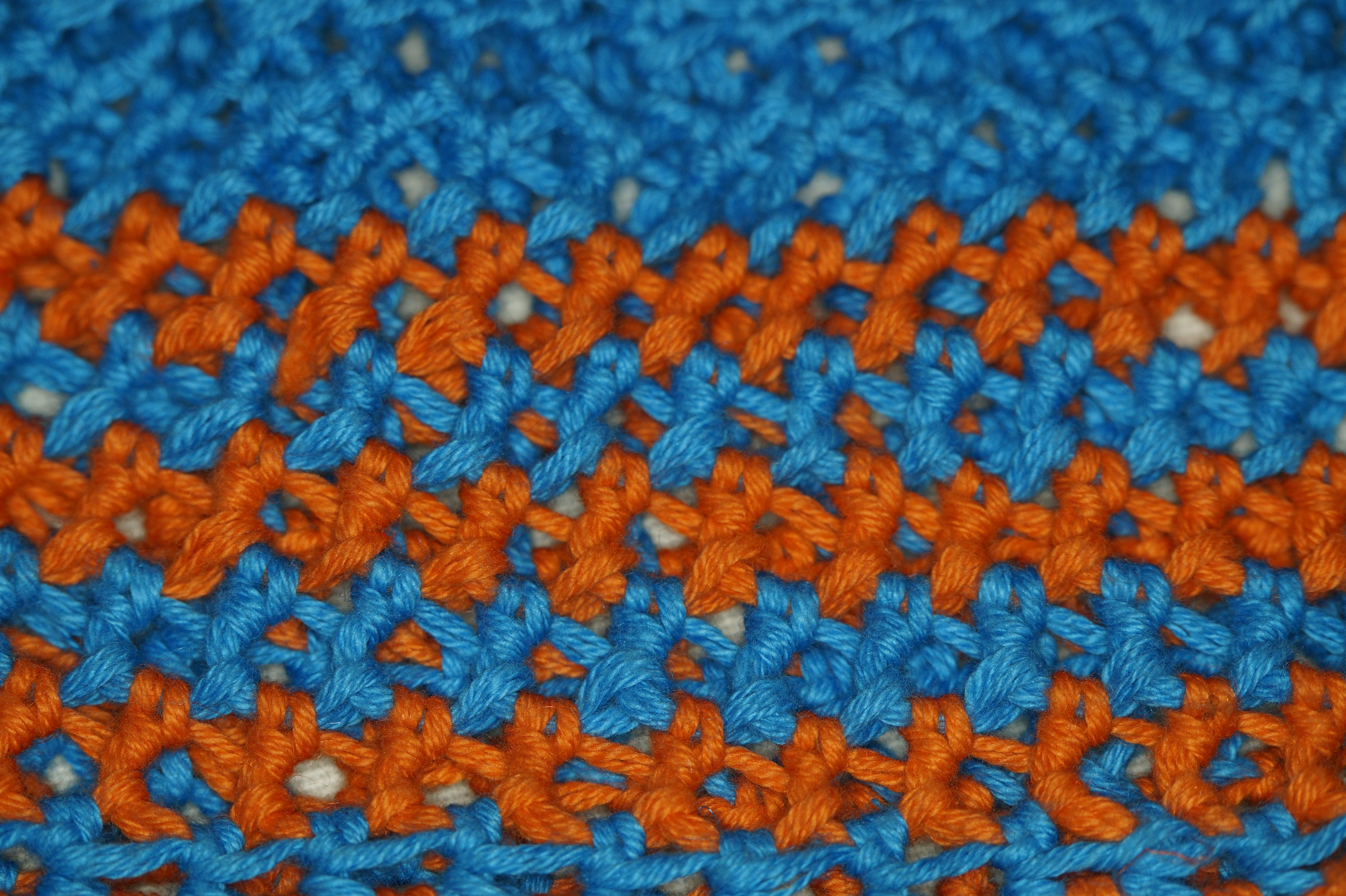 Hobby, Blue, Orange, Crochet, Hand Labor, blue, textile