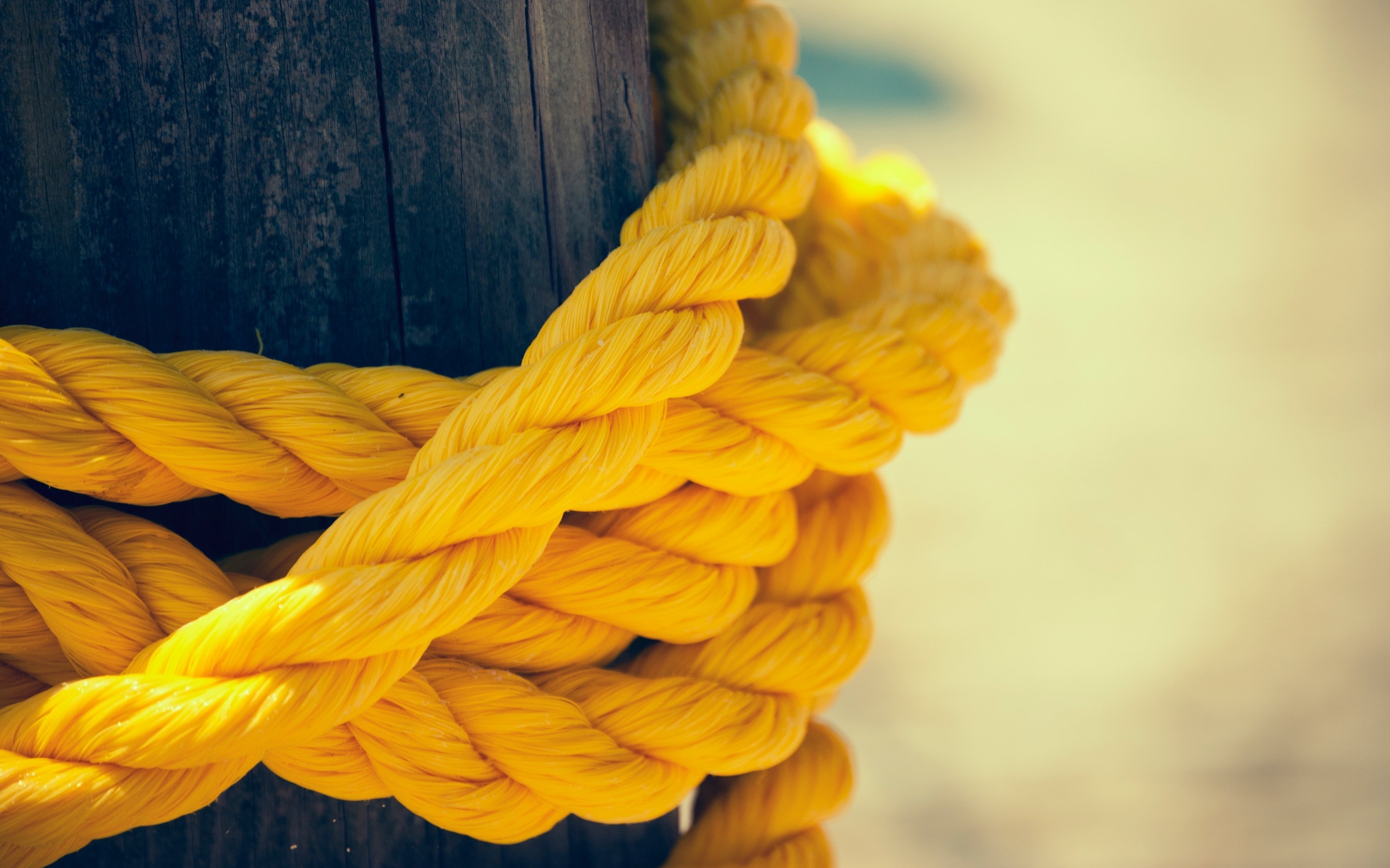 yellow rope