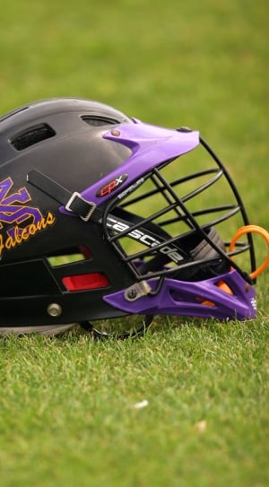 purple and black ks falcons helmet thumbnail